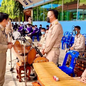 วิทยาลัยนาฏศิลปสุพรรณบุรี จัดวงปี่พาทย์บรรเลงเนื่องในงานพิธีสมโภชพระนาม “พระพุทธสุวรรณประชานารถ”