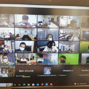  การประชุมถ่ายทอดแผนพัฒนาประสิทธิภาพ ระบบการกำกับ ติดตาม รายงาน ประเมินผล ของสถาบันบัณฑิตพัฒนศิลป์ ประจำปีงบประมาณ พ.ศ.2565