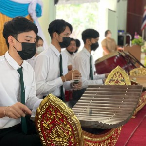  วิทยาลัยนาฏศิลปนครศรีธรรมราช ร่วมบรรเลงวงปี่พาทย์ ประกอบพิธีไหว้ครูสามัญ-ครอบครูศิลปะ