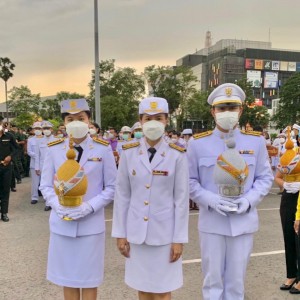  วิทยาลัยนาฏศิลปนครราชสีมา เข้าร่วมพิธีถวายเครื่องราชสักการะ วางพานพุ่ม และจุดเทียนชัยถวายพระพร เนื่องในโอกาสวันเฉลิมพระชนมพรรษา สมเด็จพระนางเจ้าสุทิดา พัชรสุธาพิมลลักษณ์ พระบรมราชินี