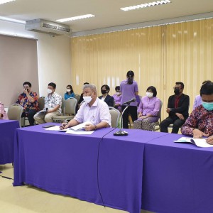  การนำเสนอผลงานสร้างสรรค์ด้านทัศนศิลป์ โครงการส่งเสริมอุตสาหกรรมวัฒนธรรมสร้างสรรค์ เพื่อเพิ่มศักยภาพในการแข่งขัน ประจำปีงบประมาณ พ.ศ. ๒๕๖๕ วันที่