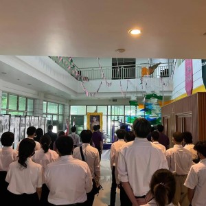  คณะศิลปวิจิตร จัดพิธีลงนามถวายพระพรชัยมงคล สมเด็จพระนางเจ้าสุทิดา พัชรสุธาพิมลลักษณ พระบรมราชินี เนื่องในโอกาสวันคล้ายวันพระราชสมภพ