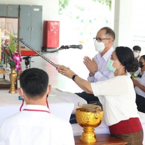  วิทยาลัยนาฏศิลปสุพรรณบุรี   จัดพิธีจับมือนักเรียนใหม่ ประจำปีการศึกษา 2565