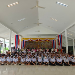  วิทยาลัยนาฎศิลปนครราชสีมา จัดพิธีถวายเทียนพรรษาเเละผ้าอาบน้ำฝน ประจำปี ๒๕๖๕