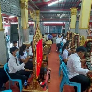  วิทยาลัยนาฏศิลปอ่างทอง จัดการบรรเลงและการแสดงเผยแพร่ศิลปวัฒนธรรม เนื่องในงานบำเพ็ญกุศล