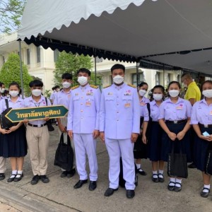  วิทยาลัยนาฏศิลป  นำนักเรียน เข้าสวดโอ้เอ้วิหารราย พระราชพิธีทรงบำเพ็ญพระราชกุศลเนื่องในเทศกาลเข้าพรรษา
