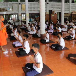  วิทยาลัยนาฏศิลปสุโขทัย เข้าค่ายอบรมคุณธรรม จริยธรรม ตามโครงการอบรมคุณธรรม จริยธรรม นำสู่จิตอาสา ประจำปีงบประมาณ พ.ศ.2565