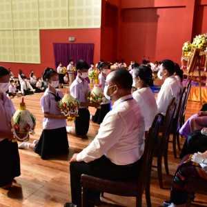  วิทยาลัยนาฏศิลปสุพรรณบุรี จัดพิธีไหว้ครู ประจำปีการศึกษา 2565