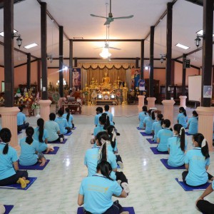  วิทยาลัยนาฏศิลปสุโขทัย เปิดโครงการส่งเสริมคุณธรรมจริยธรรมนำจิตอาสา
