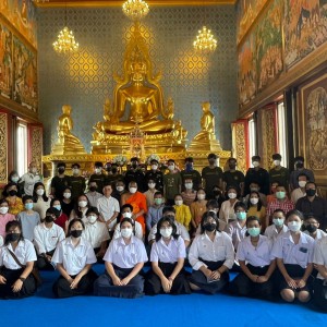  วิทยาลัยช่างศิลป ถวายเทียนพรรษา เนื่องในโอกาสวันอาสาฬหบูชาและวันเข้าพรรษา ประจำปี 2565