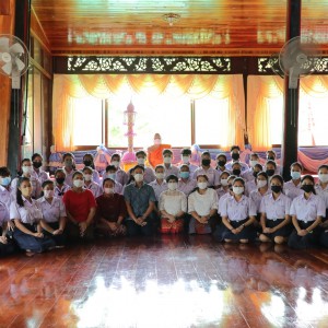  วิทยาลัยนาฏศิลปสุโขทัย ถวายเทียนจำนำพรรษา  เครื่องไทยทาน และผ้าอาบน้ำฝน เนื่องในเทศกาลวันอาสาฬหบูชาและวันเข้าพรรษา พุทธศักราช 2565