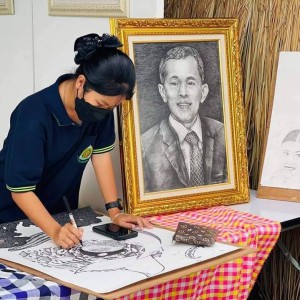  วิทยาลัยช่างศิลปสุพรรณบุรี เข้าร่วมจัดบูทกิจกรรมทางศิลปะ ในการประเมินผลสัมฤทธิ์การขับเคลื่อนแผนตำบลมั่นคง มั่งคั่ง ยั่งยืน