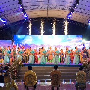  วิทยาลัยนาฏศิลปจันทบุรี จัดการแสดงพิธีเปิดชุดธารานฤมิตร  ในงานมหกรรมวัฒนธรรมแห่งชาติ วิถีถิ่น วิถีไทย ภาคกลางและภาคตะวันออก