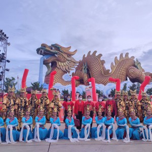 วิทยาลัยนาฏศิลปสุพรรณบุรี  จัดการแสดงในพิธีเปิดงานประเพณีทิ้งกระจาด ประจำปี 2565