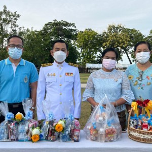  วิทยาลัยนาฏศิลปนครศรีธรรมราช เข้าร่วมพิธีทำบุญตักบาตรถวายพระราชกุศล และพิธีทางศาสนามหามงคล 3 ศาสนา
