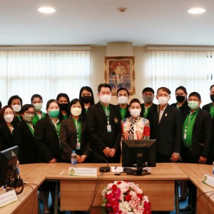  สำนักงานอธิการบดี สถาบันบัณฑิตพัฒนศิลป์ รับการประเมินคุณภาพภายใน ปีการศึกษา 2564