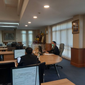  การประชุมคณะกรรมการประจำสำนักงานอธิการบดีสถาบันบัณฑิตพัฒนศิลป์ ครั้งที่ 9/2565