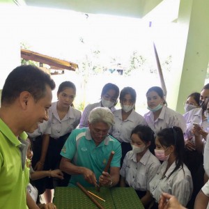  วิทยาลัยนาฏศิลปพัทลุง จัดโครงการเสริมสร้างและพัฒนาทักษะการสร้างเครื่องดนตรีไทย (ขลุ่ย)