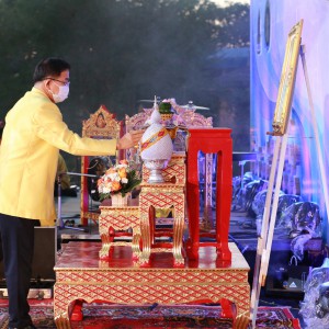  พิธีเปิดการแสดงนาฏดุริยางค์ศิลป์สร้างสรรค์ ระดับชาติ ในงานมหกรรมศิลปวัฒนธรรมไทย “สืบศิลป์ สร้างสรรค์ บัณฑิตพัฒนศิลป์ สู่ดินแดนถิ่นบูรพา”