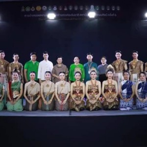 คณะศิลปนาฏดุริยางค์ สถาบันบัณฑิตพัฒนศิลป์ บันทึกวิดีทัศน์เนื่องในงานเทศกาลแสดงนาฏศิลป์พื้นเมืองแม่โขง-ลานช้าง