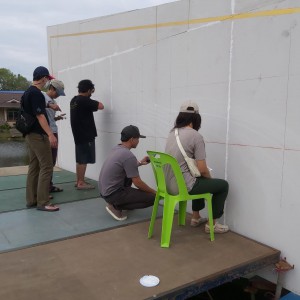  วิทยาลัยช่างศิลป เข้าดำเนินการประดับตกแต่งเวที เพื่อเตรียมความพร้อมในการจัดงานมหกรรมศิลปวัฒนธรรมไทย 4  ภาค  "สืบศิลป์ สร้างสรรค์ บัณฑิตพัฒนศิลป์ สู่แดนดินถิ่นบูรพา"