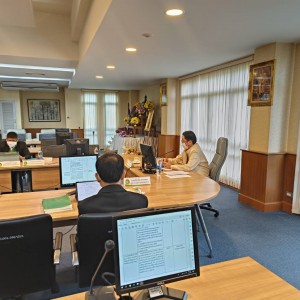  การประชุมคณะกรรมการประจำสำนักงานอธิการบดีสถาบันบัณฑิตพัฒนศิลป์ ครั้งที่ 1/2566