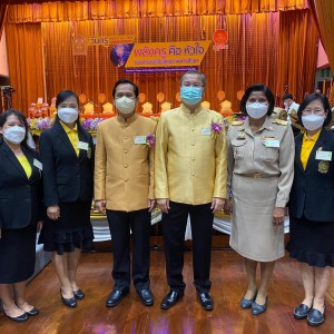  วิทยาลัยนาฏศิลป เข้าร่วมพิธีทำบุญตักบาตรและพิธีบูชาบูรพาจารย์ เนื่องในงานวันครู ครั้งที่ 67