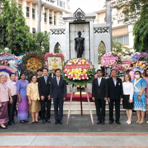  พิธีวางพวงมาลาถวายราชสักการะพระบวรราชานุสาวรีย์ พระบาทสมเด็จพระปิ่นเกล้าเจ้าอยู่หัว เนื่องในโอกาสวันคล้ายวันสวรรคต