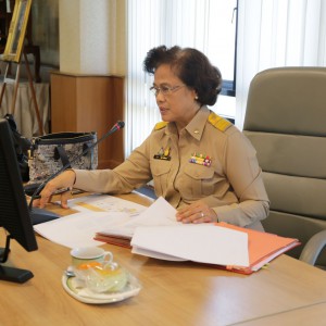  การประชุมคณะกรรมการสื่อสารภาพลักษณ์องค์กรโดยใช้ระบบเทคโนโลยีสารสนเทศ สถาบันบัณฑิตพัฒนศิลป์ ครั้งที่ 1/2566