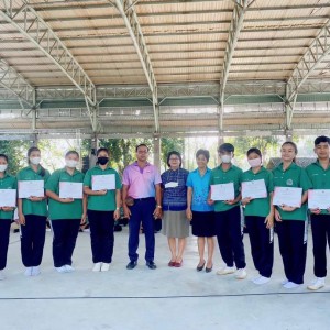  วิทยาลัยนาฏศิลปพัทลุง มอบเกียรติบัตรให้กับนักเรียนที่เข้าร่วมการแข่งขันเกมคณิตศาสตร์ “สืบสานงานศิลป์ เทิดภูมินทร์ปิ่นสยาม”