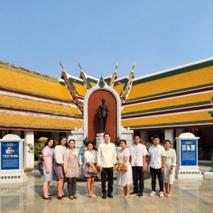  สถาบันบัณฑิตพัฒนศิลป์ร่วมพิธีเจริญพระพุทธมนต์เวียนเทียนเนื่องในวันมาฆบูชา