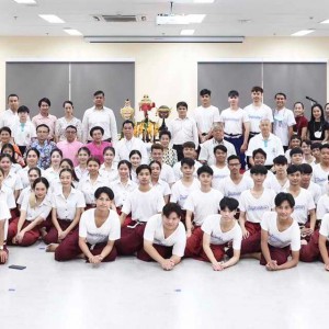  สถาบันบัณฑิตพัฒนศิลป์ บรรยากาศการซ้อมโขน พรหมพงศ์วงศ์อสุรา โครงการเผยแพร่ศิลปวัฒนธรรมทั่วทิศแผ่นดินไทย