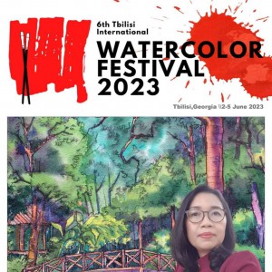  วิทยาลัยช่างศิลปนครศรีธรรมราช จัดแสดงผลงานจิตรกรรมสีน้ำได้รับการคัดเลือกร่วมแสดงสําหรับเทศกาลสีน้ำนานาชาติ Tbilisi ครั้งที่ 5
