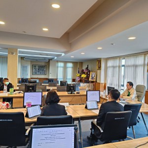 ประชุมคณะกรรมการประจำสำนักงานอธิการบดี  สถาบันบัณฑิตพัฒนศิลป์ ครั้งที่ 4/2566