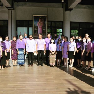  วิทยาลัยช่างศิลปสุพรรณบุรี จัดพิธีเฉลิมพระเกียรติและถวายพระพร เนื่องในโอกาสวันเฉลิมพระชนมพรรษาสมเด็จพระนางเจ้าสุทิดา พัชรสุธาพิมลลักษณ พระบรมราชินี