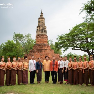  วิทยาลัยนาฏศิลปกาฬสินธุ์ จัดการแสดงเผยแพร่ศิลปวัฒนธรรมในงานแถลงข่าวสาขปูรณมี