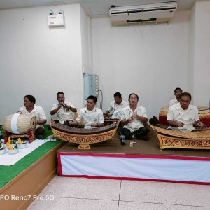  วิทยาลัยนาฏศิลปลพบุรี เข้าร่วมการบรรเลงประกอบพิธีไหว้ครูนาฏศิลป์ดนตรี มหาวิทยาลัยเทคโนโลยีราชมงคลธัญบุรี ประจำปีการศึกษา 2566