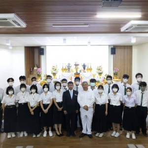  คณะศิลปวิจิตร จัดพิธีไหว้ครูทัศนศิลป์ คณะศิลปวิจิตร ประจำปีการศึกษา 2566