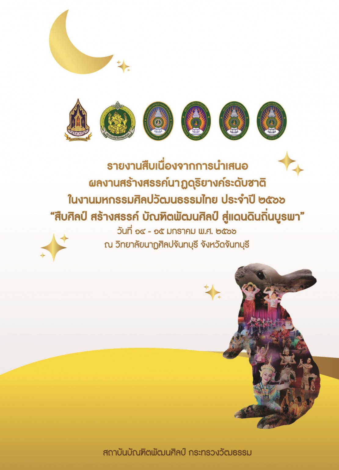 รายงานสืบเนื่องจากการนำเสนอผลงานวิจัยสร้างสรรค์นาฏดุริยางคศิลป์ระดับชาติ ประจำปี 2566