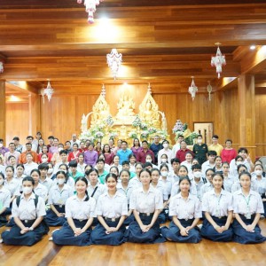  วิทยาลัยนาฏศิลปจันทบุรี จัดพิธีถวายเทียนจำนำพรรษา ปีการศึกษา 2566