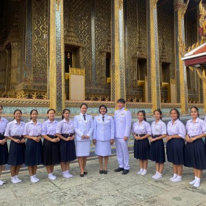 วิทยาลัยนาฏศิลป เข้าสวดโอ้เอ้วิหารราย ในการเสด็จพระราชดำเนินพระราชพิธีทรงบำเพ็ญพระราชกุศล  เนื่องในเทศกาลเข้าพรรษา