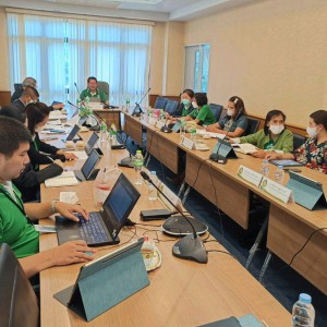  ประชุมคณะกรรมการประจำสำนักงานอธิการบดี สถาบันบัณฑิตพัฒนศิลป์ ครั้งที่ 6/2566