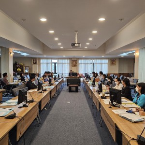  การปฐมนิเทศข้าราชการครูและบุคลากรทางการศึกษา ตำแหน่งครูผู้ช่วย และตำแหน่งบุคลากรทางการศึกษาอื่นตามมาตรา 38 ค.(2)  และพนักงานราชการ สังกัดสถาบันบัณฑิตพัฒนศิลป์