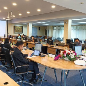  ประชุมคณะกรรมการประจำสำนักงานอธิการบดี สถาบันบัณฑิตพัฒนศิลป์ ครั้งที่ 7/2566