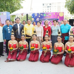  วิทยาลัยนาฏศิลปลพบุรี จัดการแสดงเผยแพร่ศิลปวัฒนธรรม เนื่องในงานแถลงข่าวการจัดงานประเพณีลอยกระทง ประจำปี 2566