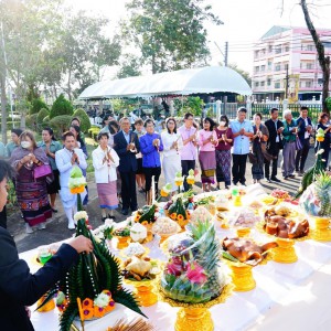  วิทยาลัยนาฏศิลปจันทบุรี จัดพิธีบวงสรวงหน้าองค์พระพิฆเนศ ในวันสถาปนาวิทยาลัยนาฏศิลปจันทบุรี  ครบรอบ 40 ปี