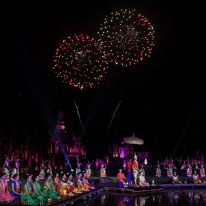  วิทยาลัยนาฏศิลปสุโขทัย จัดการแสดงแสงสีเสียง Light & Sound รอบสื่อมวลชน บริเวณวัดมหาธาตุ  อุทยานประวัติศาสตร์สุโขทัย