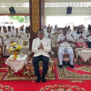  วิทยาลัยช่างศิลปนครศรีธรรมราช  ร่วมพิธีเจริญพระพุทธมนต์พระบาทสมเด็จพระวชิรเกล้าเจ้าอยู่หัว