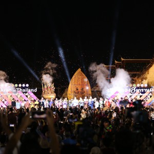  สถาบันบัณฑิตพัฒนศิลป์ ร่วมแสดงในงาน "งานฉลองสงกรานต์ มรดกภูมิปัญญาทางวัฒนธรรมของมนุษยชาติ"  ณ ลานคนเมือง ศาลาว่าการกรุงเทพมหานคร