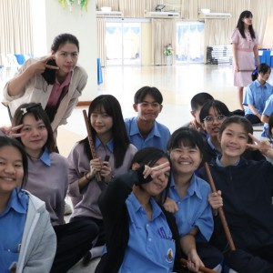  คณะศิลปศึกษา จัดโครงการส่งเสริมเด็กไทยเล่นดนตรีไทย คนละ ๑ ชิ้น ครั้งที่ ๑ ณ โรงเรียนวัดไร่ขิงวิทยา